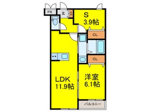 ワンズレジデンス西湊の物件間取画像